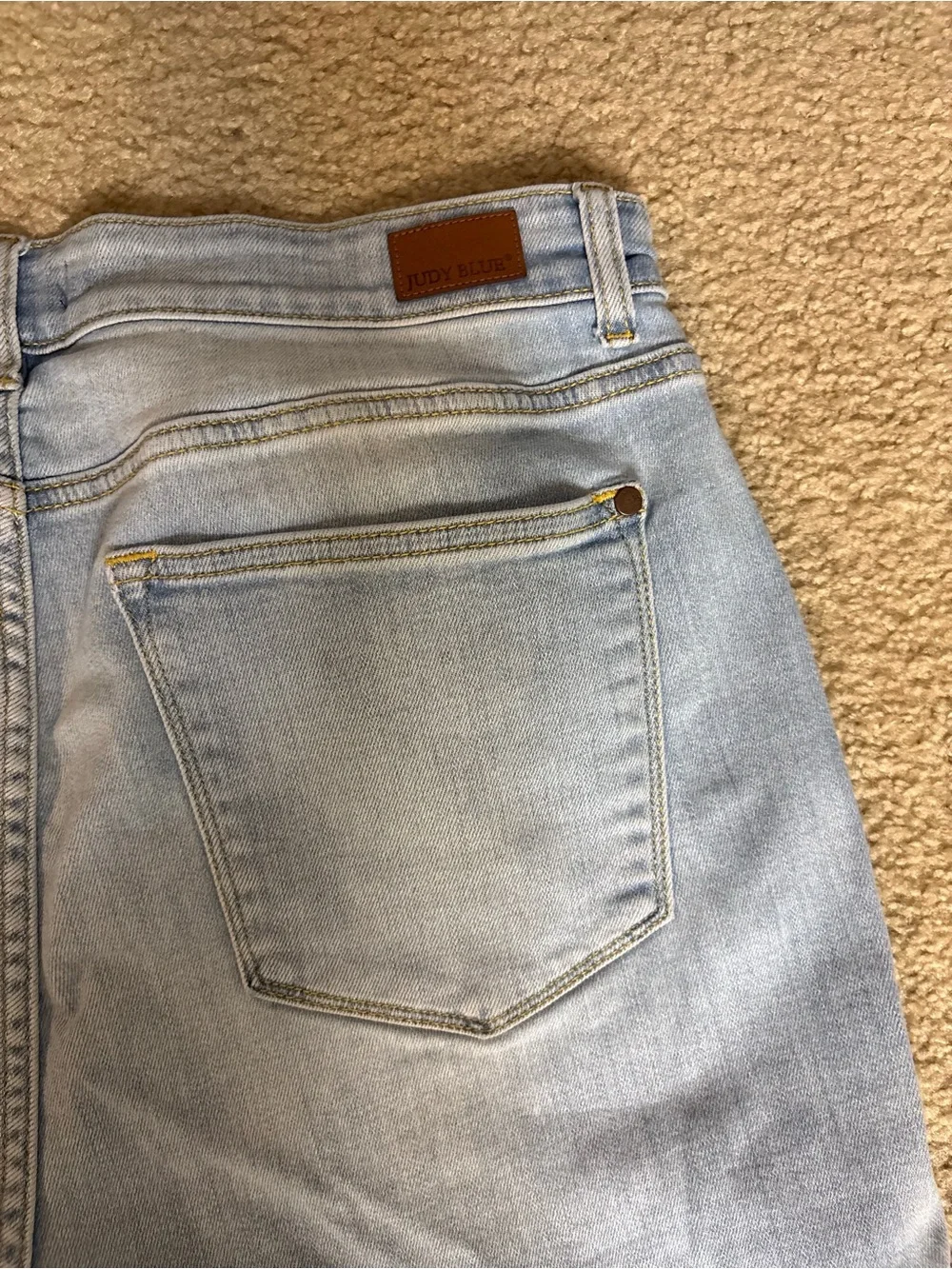 Judy Blue Light Blue High-Rise Denim Shorts